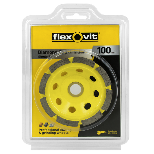 Flexovit Diamond Cup Grinder - 100mm