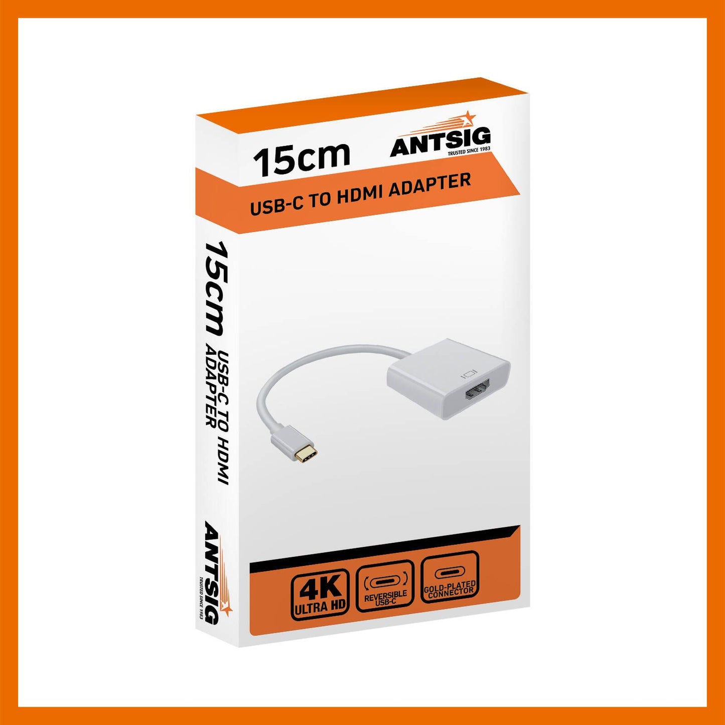 Antsig USB-C to HDMI Adapter - 15cm