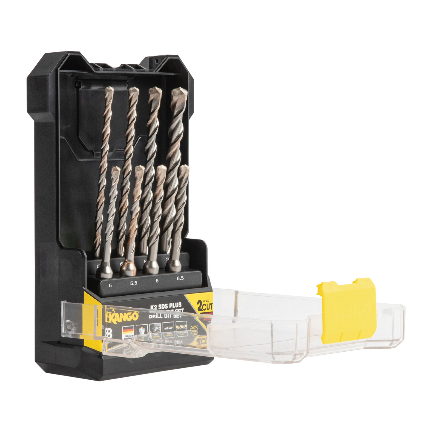 Kango SDS Plus Drill Bit Set - K2 - 8 Piece