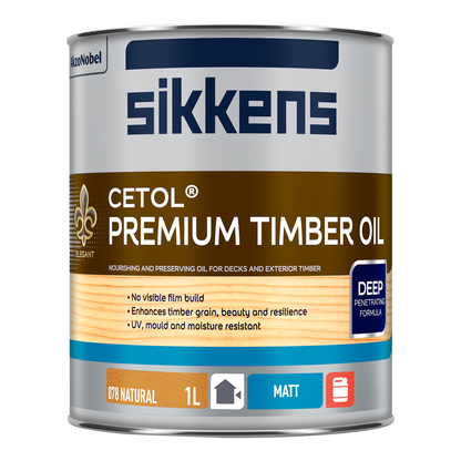 Sikkens Cetol Premium Timber Oil Natural - 1L