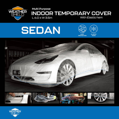 Weathershield Large Indoor Temporary Car Cover - 2500 x 6000mm