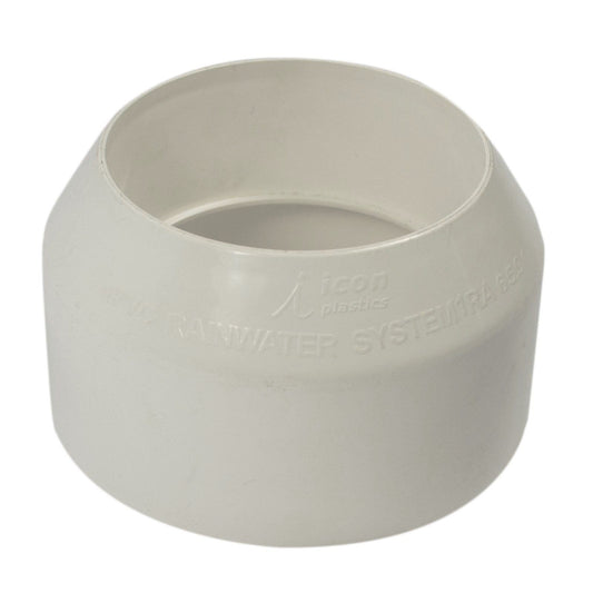 Icon Plastics Round Downpipe Adaptor - 80-90mm