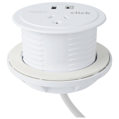 Click Desktop Power Grommet PD65W - 89 x 66 x 99mm