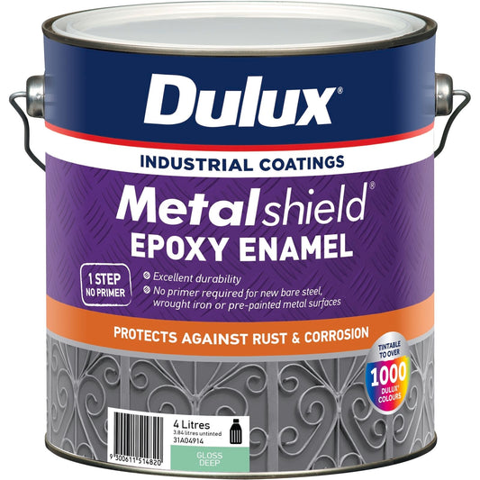 Dulux Metalshield Epoxy Enamel Gloss Paint - 4L - Deep