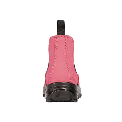 She Wear Inspires Women's Safety Workboots - Size 9 - Hot Pink