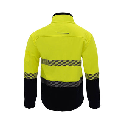 Citeco Yellow Hi Vis Soft Shell Jacket - Large