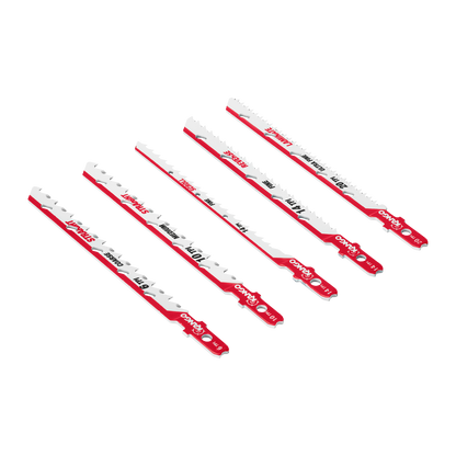 Kango Wood Jigsaw Blade Set - 10 Piece - 102 x 13 x 124mm