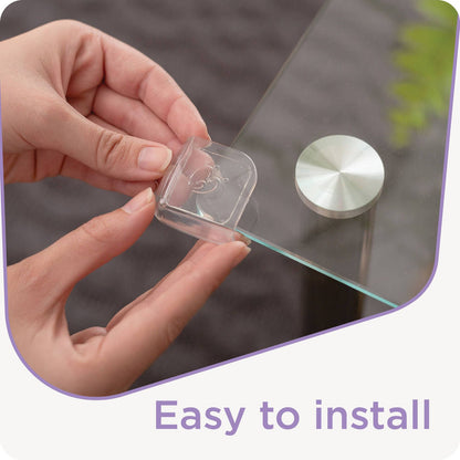 Perma Child Safety Clear Adhesive Corner Protectors - 20 Pack