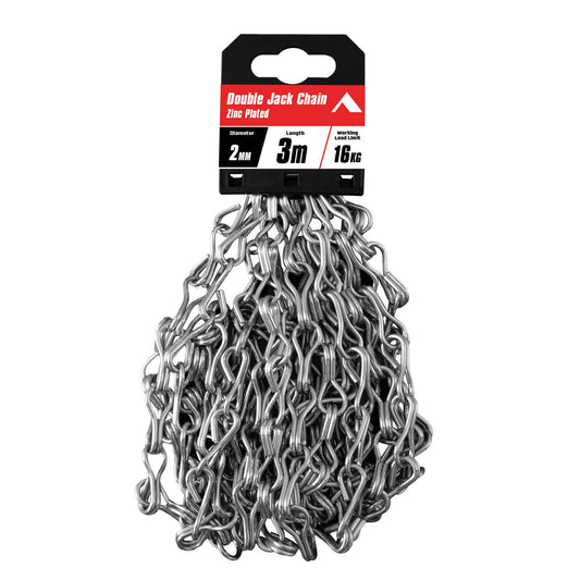 Pinnacle Double Jack Chain - 2mm x 3m - 16kg