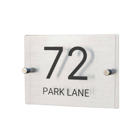 Numero Customisable Address Sign - 200 x 140mm