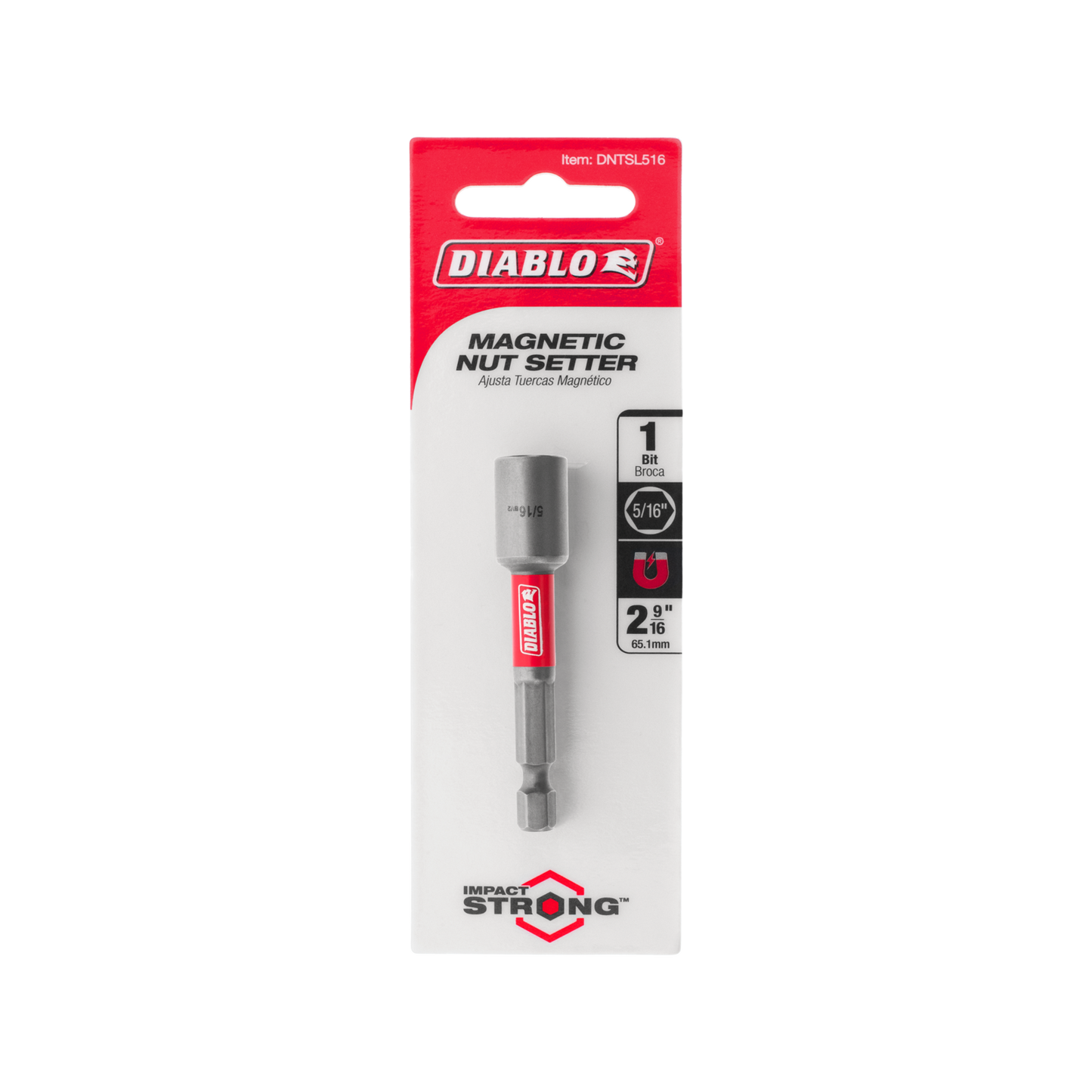 Diablo Magnetic Nut Setter - 5/16" - 65mm