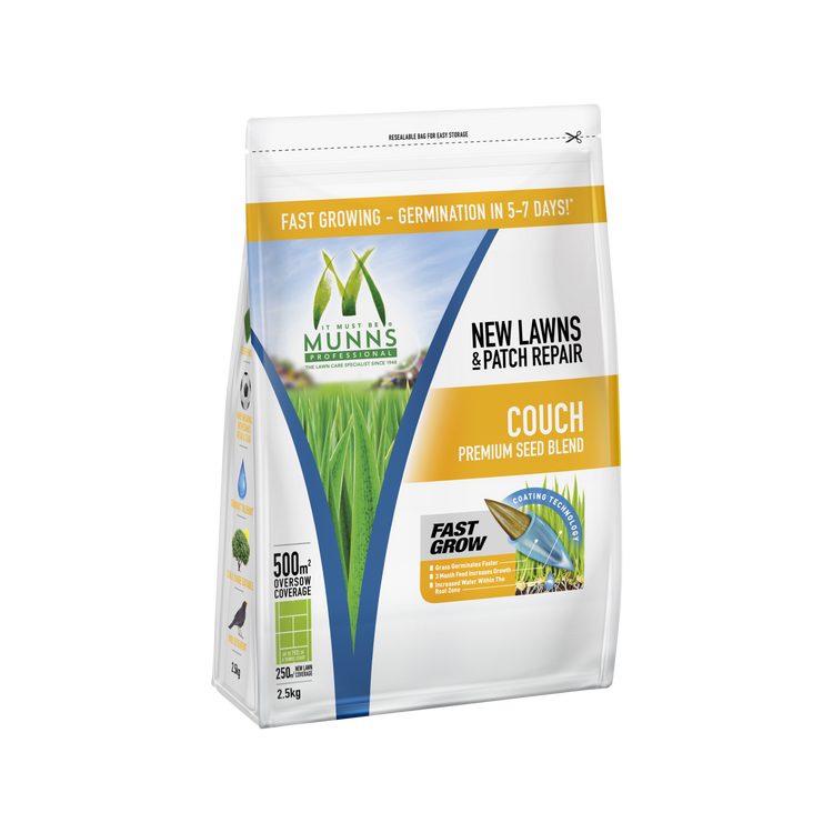 Munns Professional Couch Premium Lawn Seed Blend 2.5kg