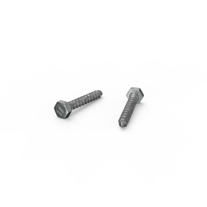Zenith Hot Dip Galvanised Hex Head Coach Screws - M6 x 40mm - 25 Pack