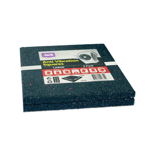 Jack Anti Vibration Squares - 200x200mm - 15mm - 2 Pack