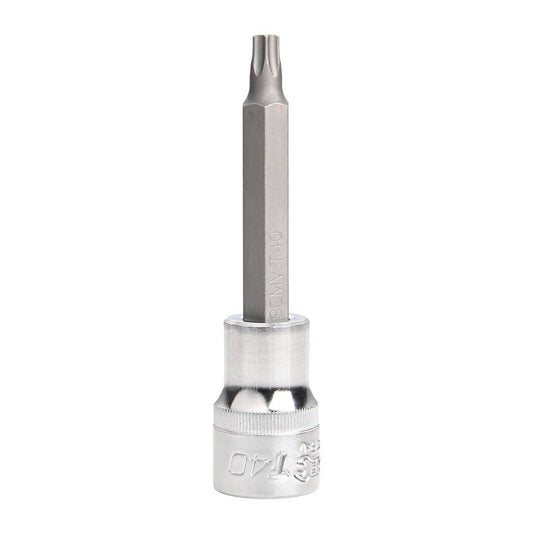 Kincrome Tamperproof Torx Bit Socket T40 100mm Chrome Vanadium Steel