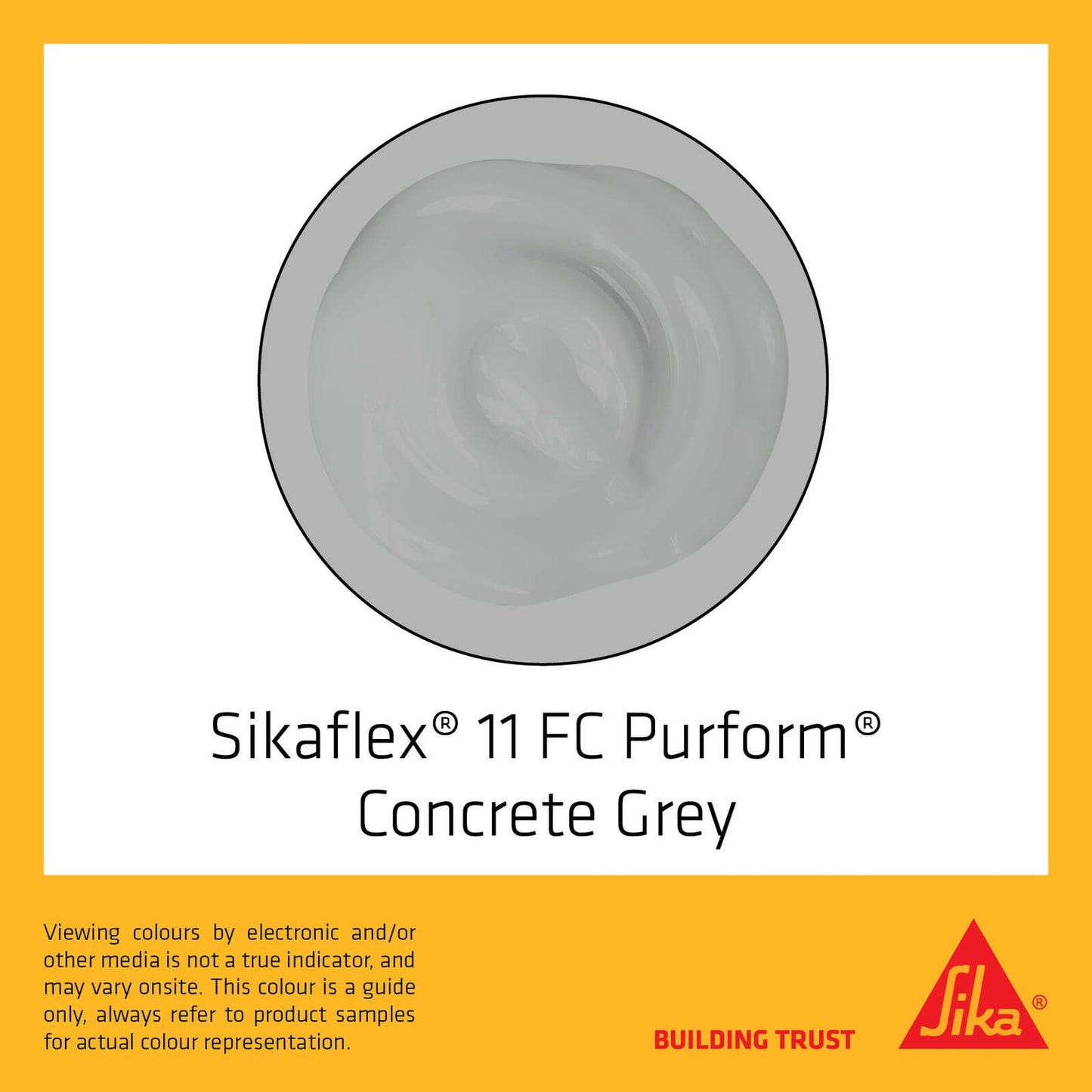 Sika Sikaflex 11 FC Purform Adhesive Sealant - 600ml - Concrete Grey