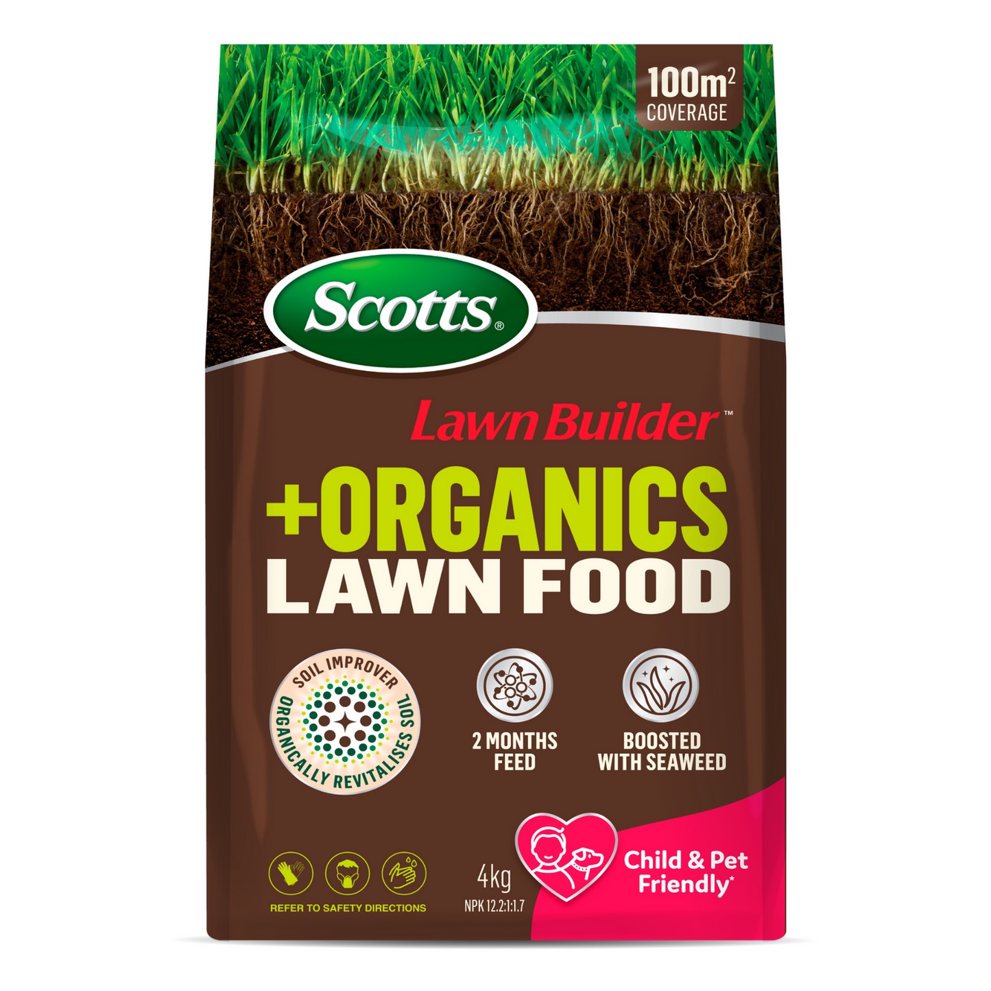 Scotts Lawn Builder Slow Release Fertiliser - 4kg