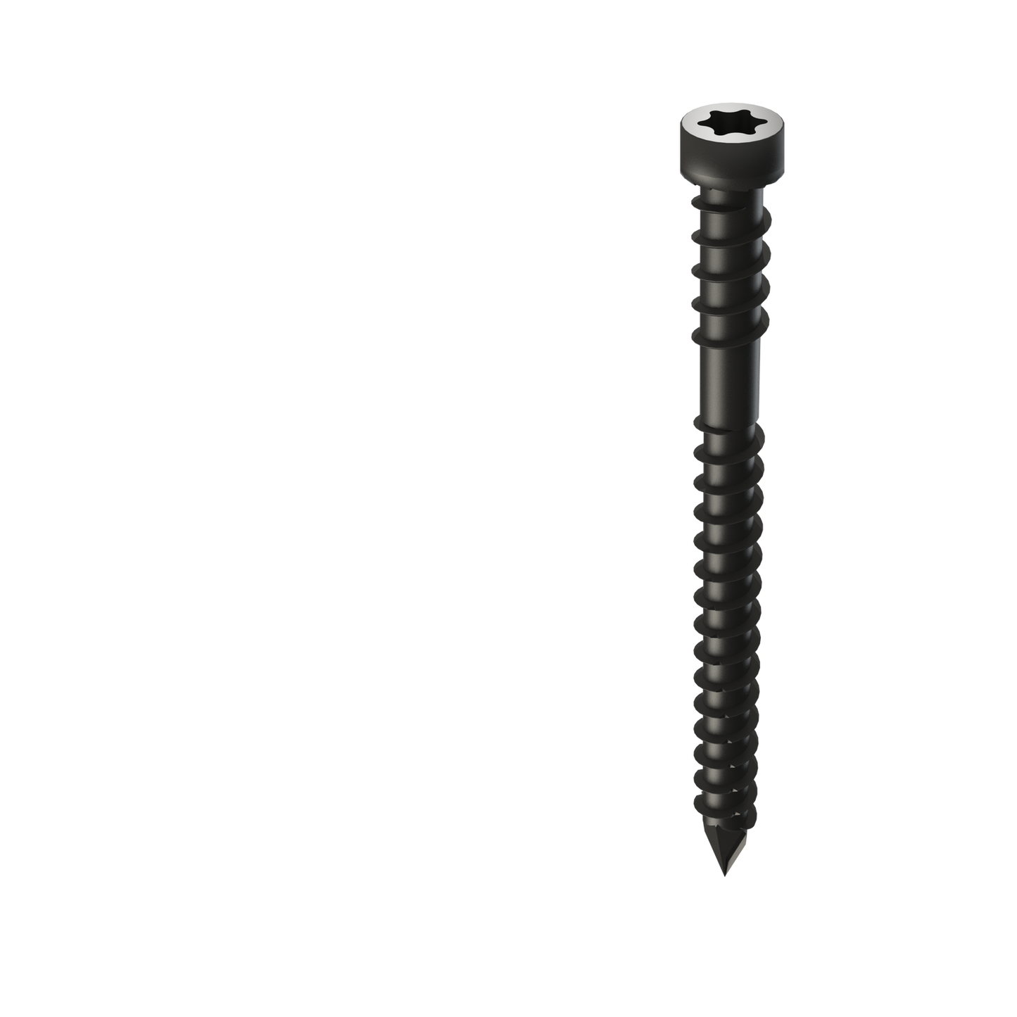 Bremick Ultrafast Trim Head Screws - 10g x 65mm - Black - 100 Pack