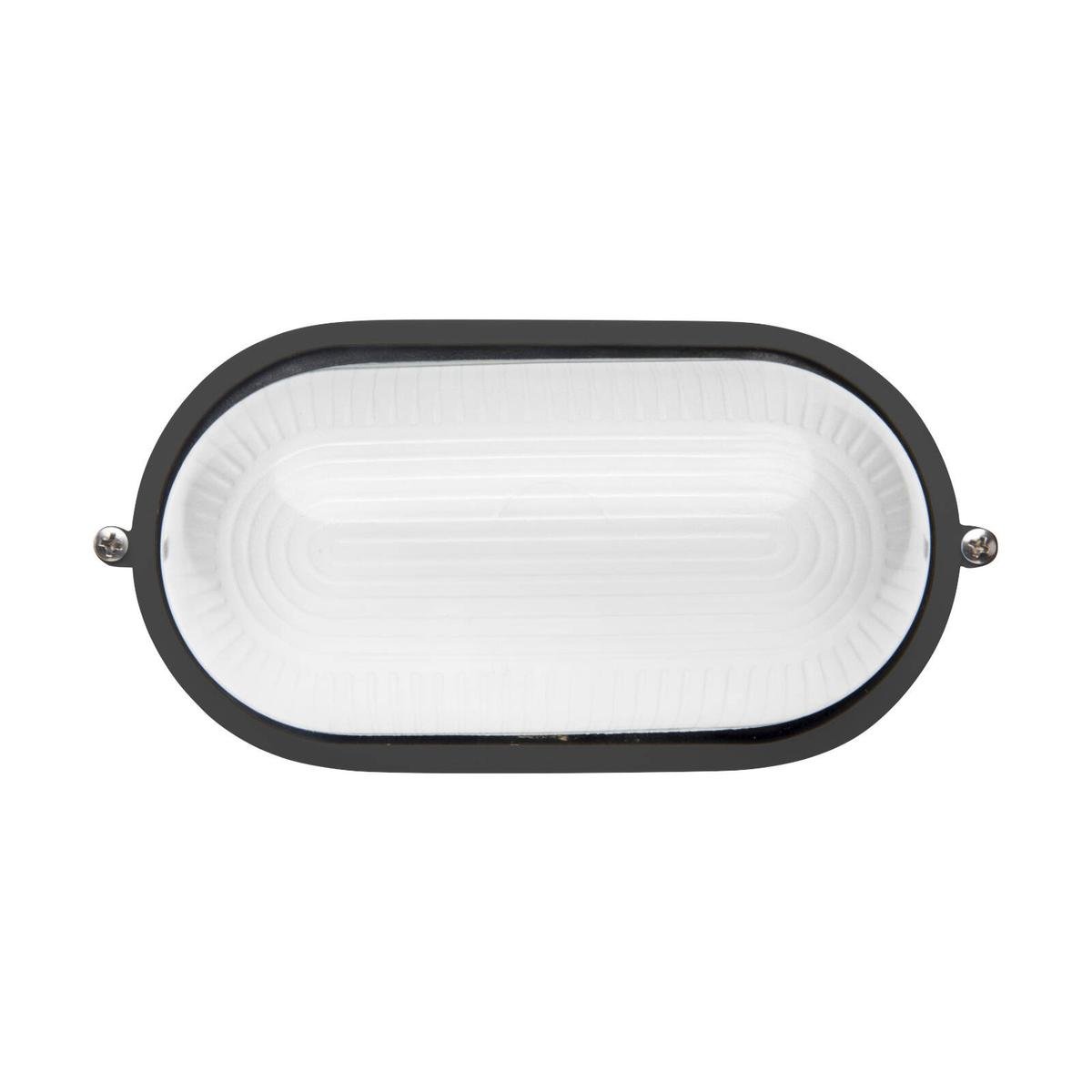 Brilliant 9W LED Black Davis Bunker Light - 9W - Die-Casting Aluminium - Weather Resistant