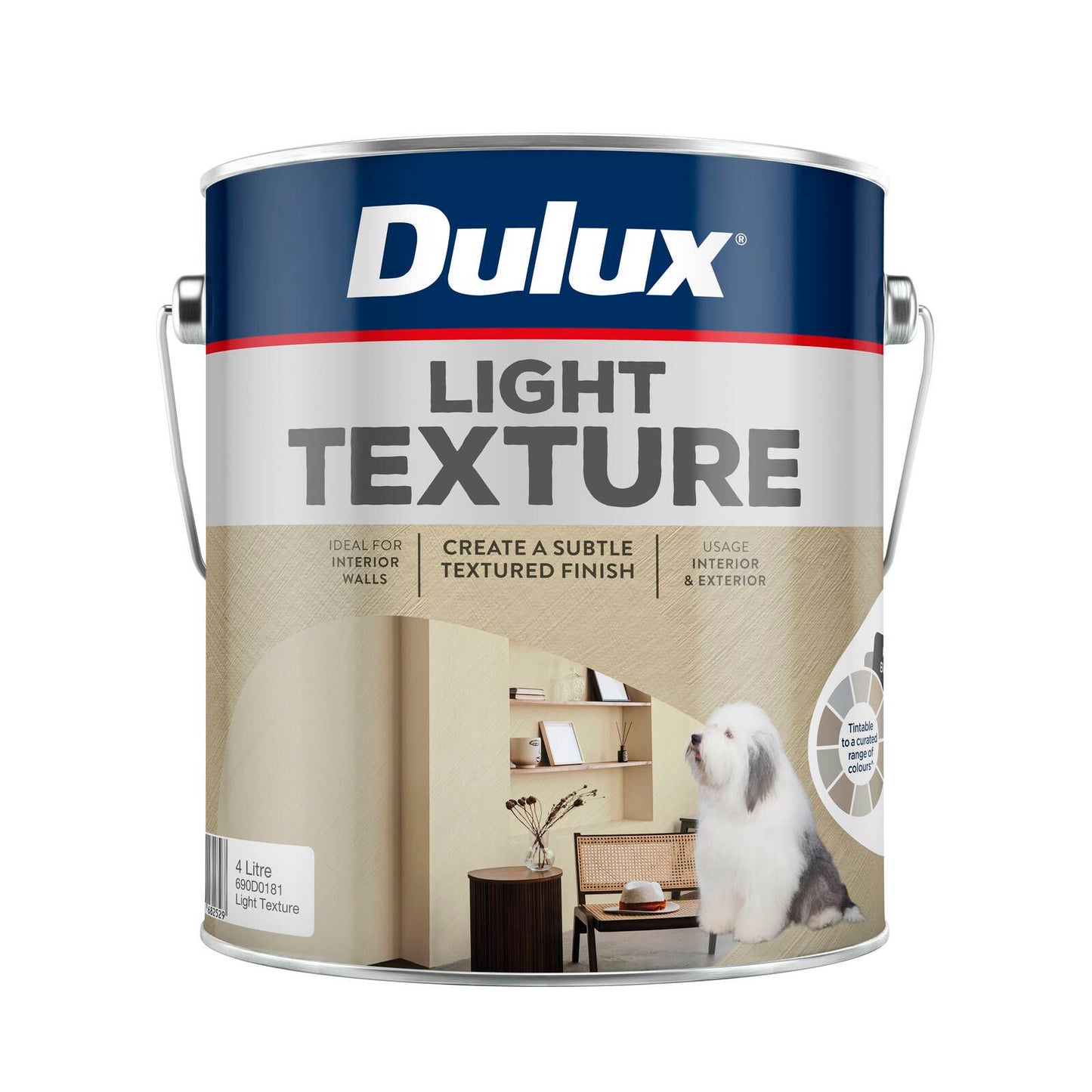 Dulux Design Light Texture Paint - 4L