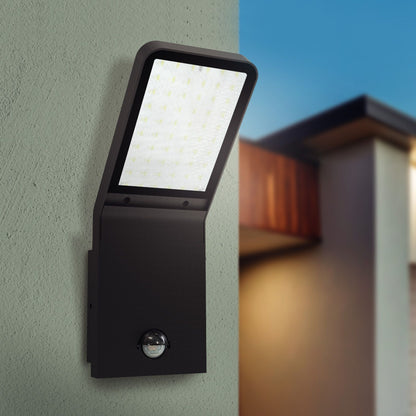 Arlec LED Slimline Security Sensor Light - 12W - 1150 Lumens - Black