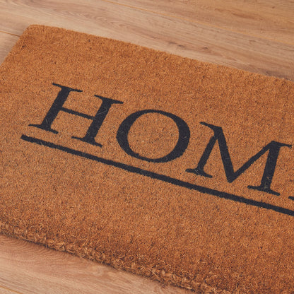 Madras Link Home Coir Door Mat - 50 x 80cm - Black