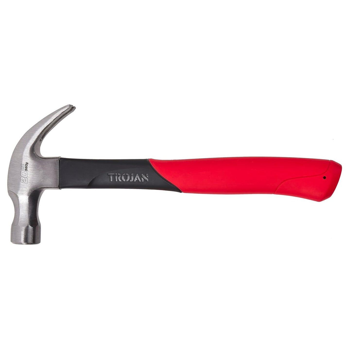 Trojan Fibreglass Claw Hammer - 20oz - 570g