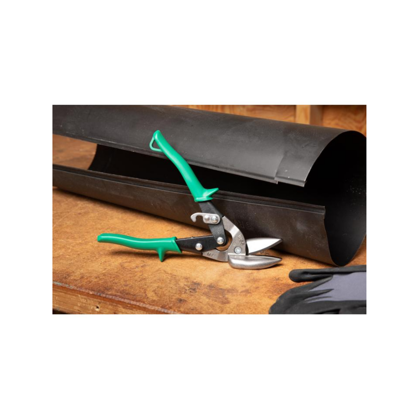 Crescent Wiss Aviation Snips - 235mm - Right Cut - Green