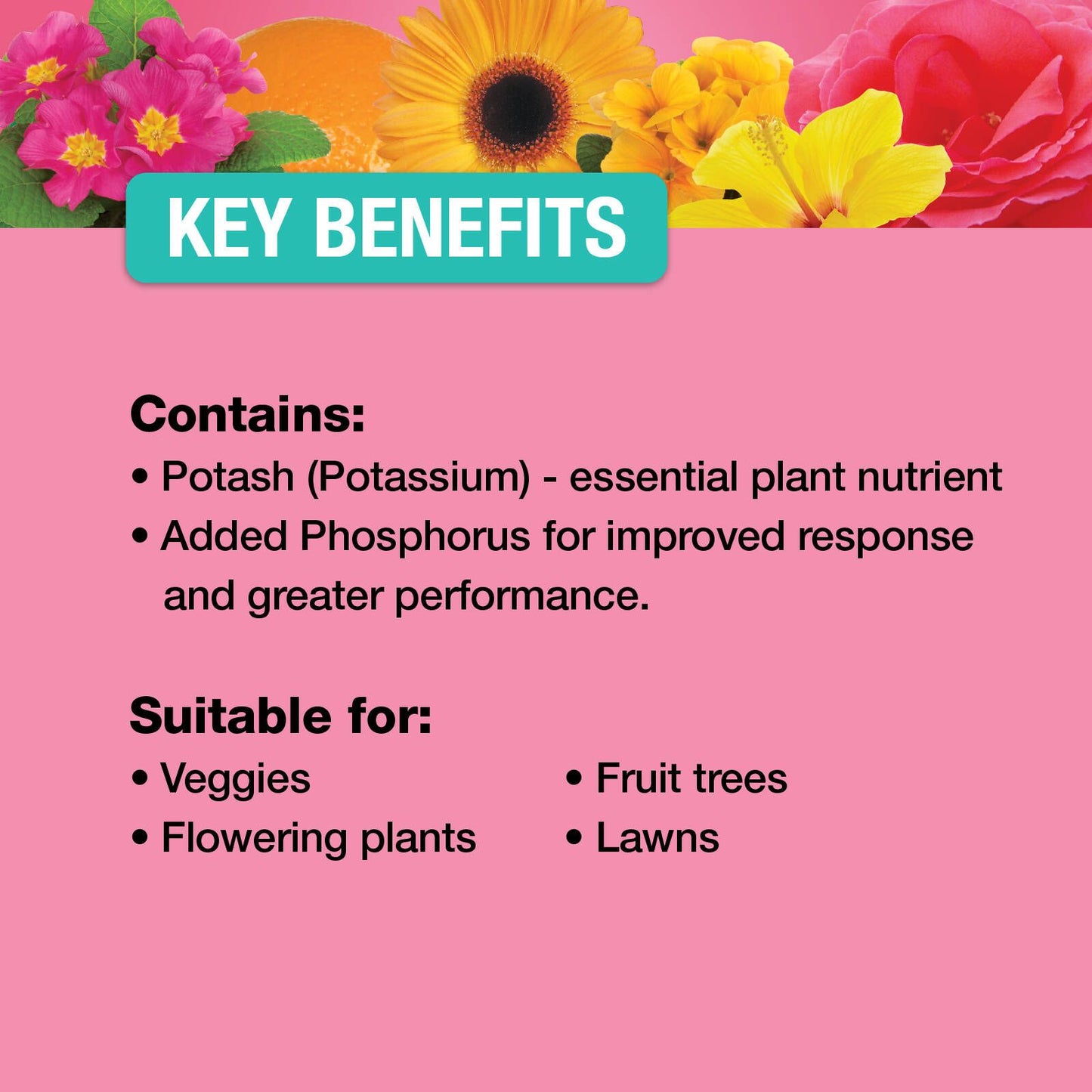 Searles Liquid Potash Fertiliser Supplement - 1L