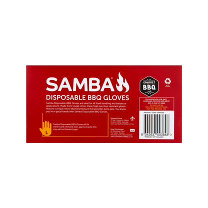 Samba Large Disposable BBQ Gloves - 50 Pack