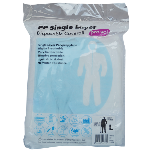 Pro Val Disposable Coverall - Large
