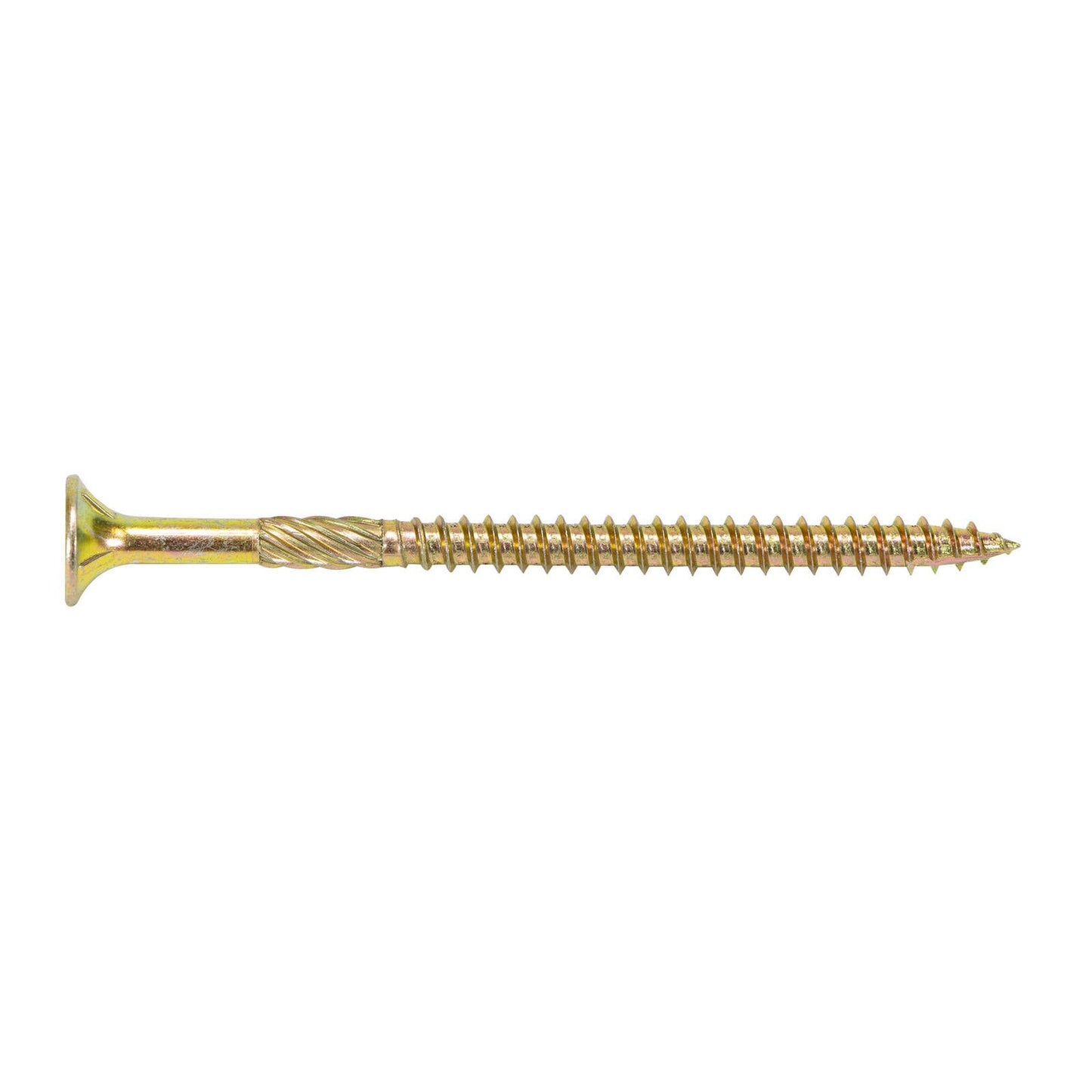 Titan Timber Bugle Batten Screw - 14g x 100mm - Zinc Gold - 100 Pack