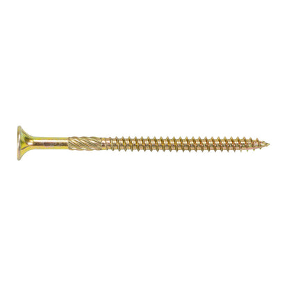 Titan Timber Bugle Batten Screw - 14g x 100mm - Zinc Gold - 100 Pack