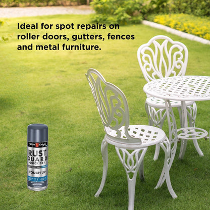 White Knight Rust Guard Ironstone Satin Touch Up Spray Paint - 300g