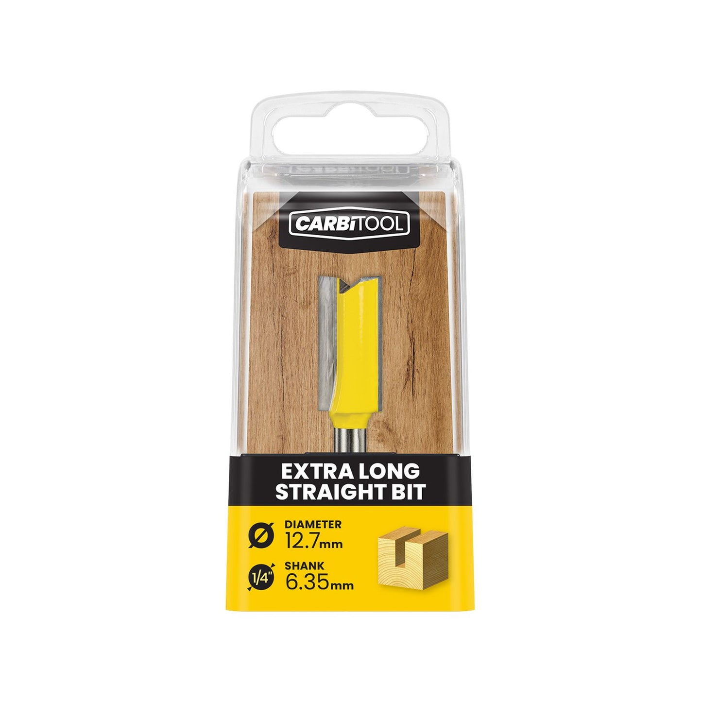 Carbitool TCT XL Extra Long Straight Router Bit - 12mm - 70mm
