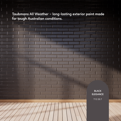 Taubmans Dark Gloss All Weather Exterior Paint - 1L