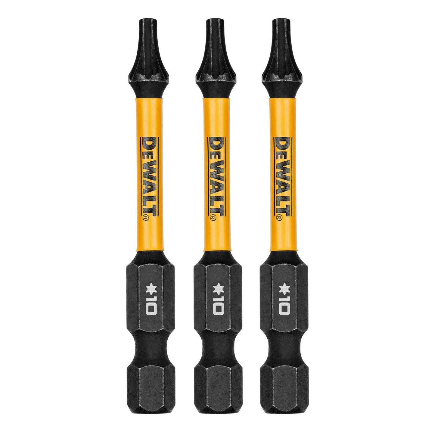 Dewalt Flextorq Screwdriver Bit - 57mm TX10 - 3 Pack