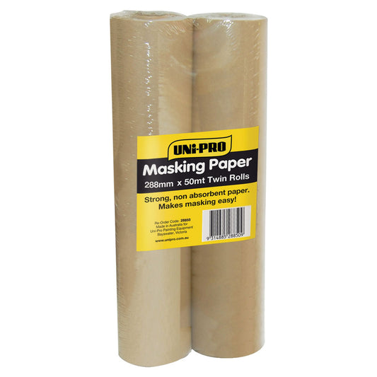 Uni Pro Masking Paper - 288mm x 50m - 2 Pack