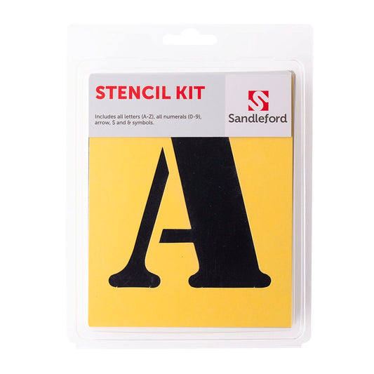 Sandleford A to Z Stencil Kit - 150mm