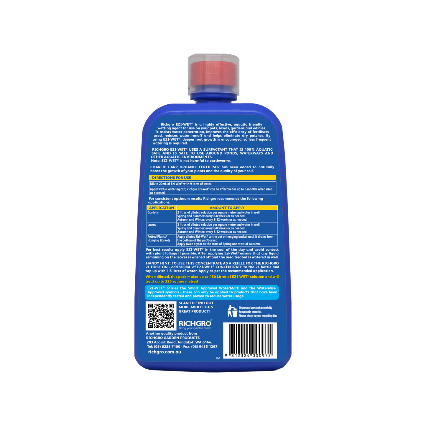 Richgro Ezi Wet Concentrate Soil Soaker 1L