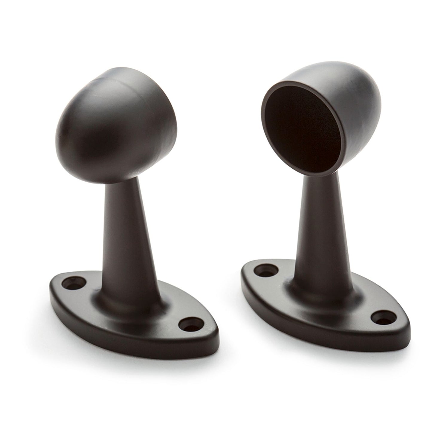 Sandleford Black Rod Fitting Pillar End - 25mm - 2 Pack