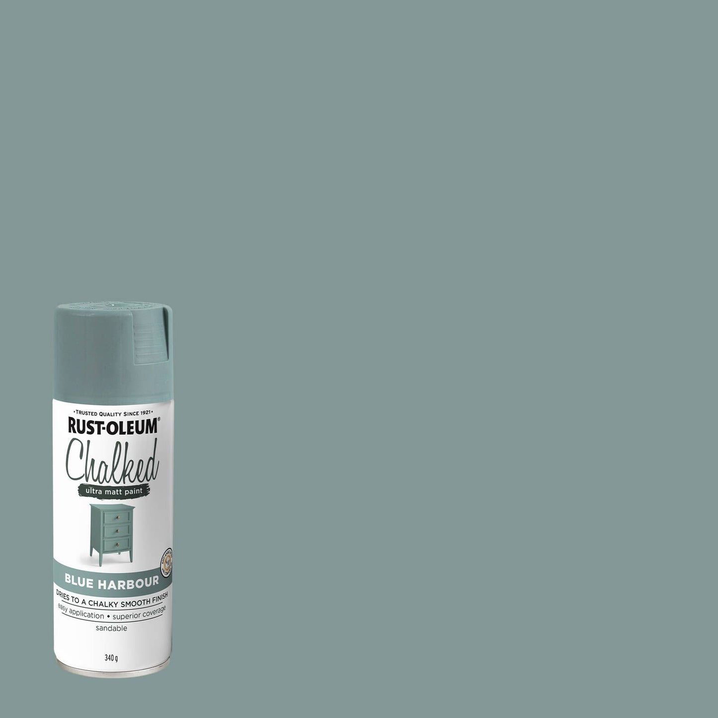 Rust-Oleum Charcoal Ultra Matt Spray Paint - 340g