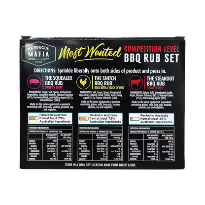 Bbq Rubs Mafia Gift Set - 3 Pack - 175 x 135 x 60mm