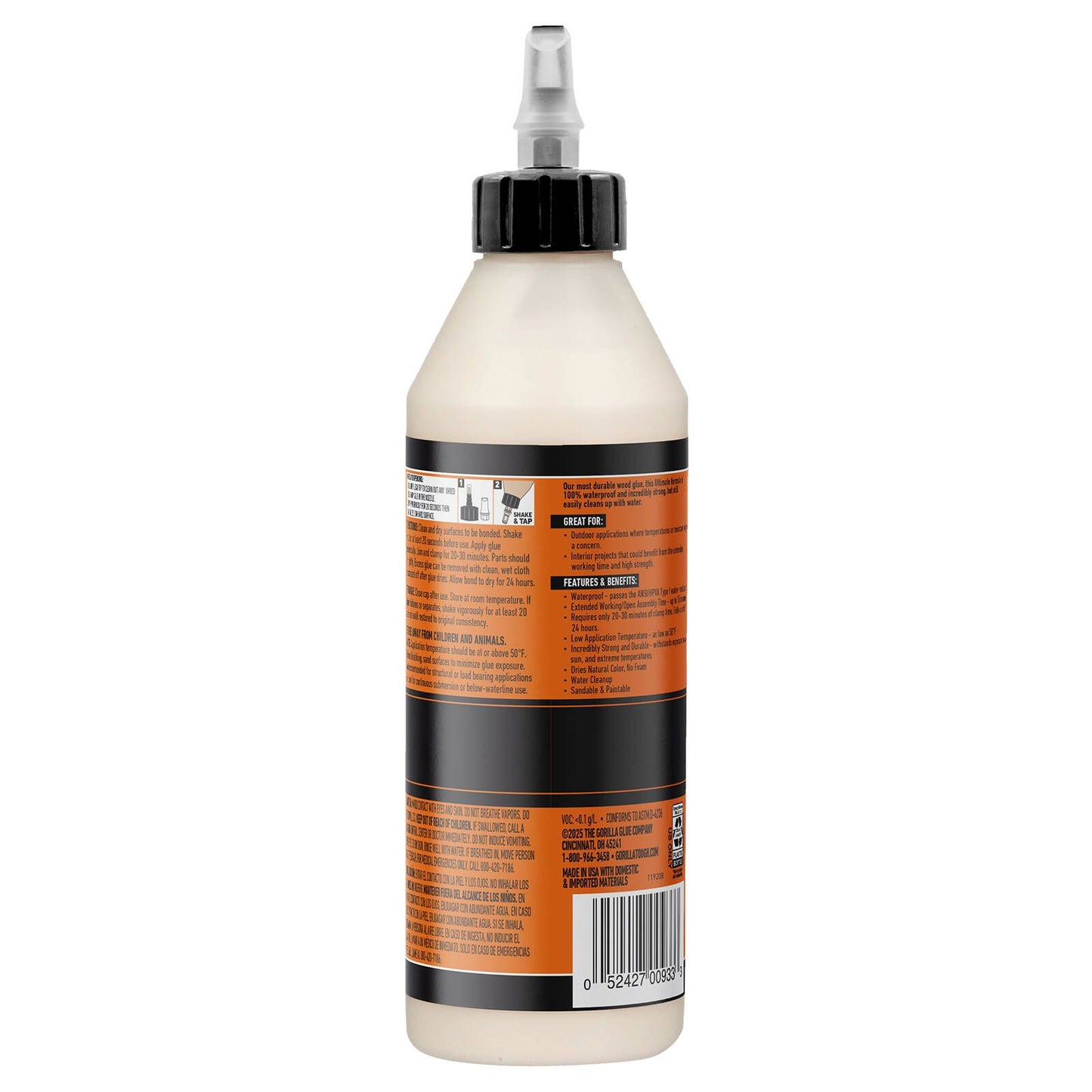 Gorilla Ultimate Wood Glue - 532ml