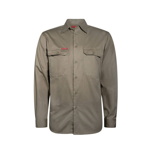 Hard Yakka Core Lightweight Vented Long Sleeve Shirt - XL - Khaki