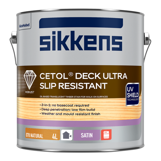 Sikkens Natural Cetol Deck Ultra Slip Resistant - 4L