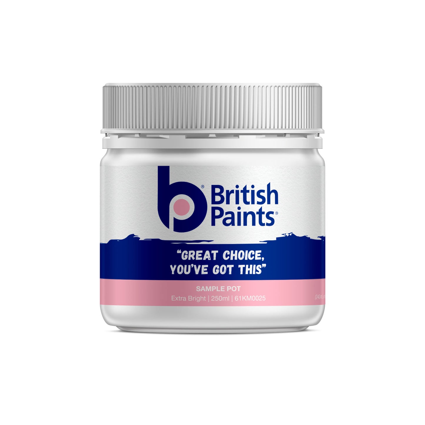 British Paints Extra Bright Sample Pot - 250ml