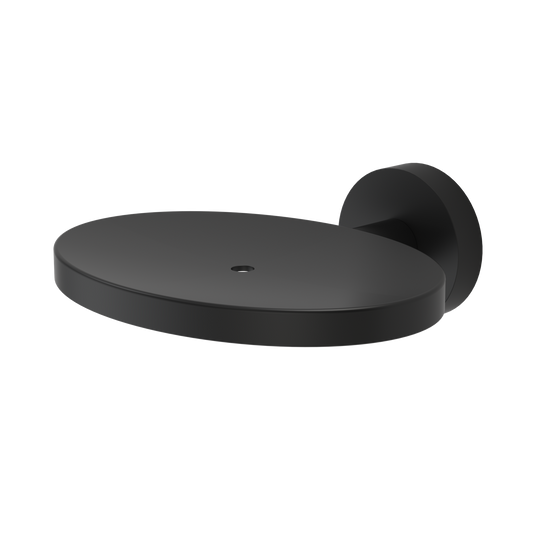 Caroma Matte Black Cosmo Soap Basket - 114 x 45 x 115mm