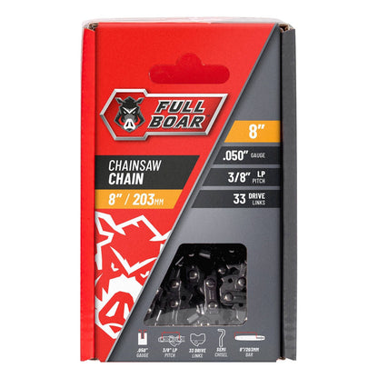 Full Boar Chainsaw Chain - 8" - 203mm - 33 Drive Links