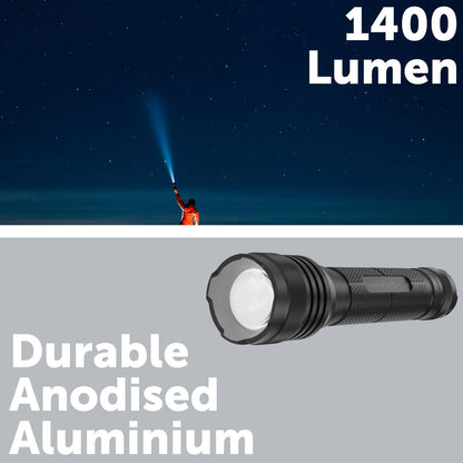 Ironhorse Premium Torch Flashlight - 1400lm